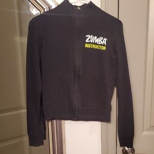 ZUMBA INSTRUCTOR Zip-Up Jacket Cardigan